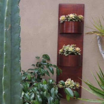 metal wall planter vertical
